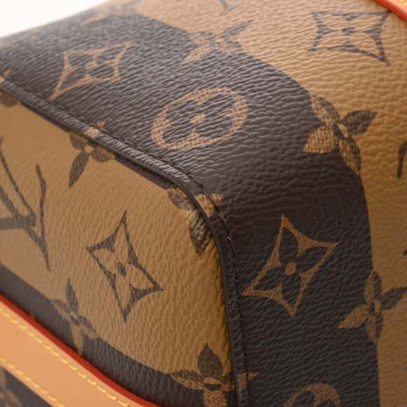 LOUIS VUITTON Louis Vuitton Monogram Stripe LV Squared City Keepall Brown M45... - Picture 9 of 11